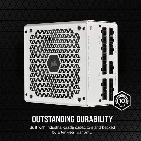 CORSAIR RM750 (2021) White 750W ATX Power Supply / 80+Gold / Full Modular -CP-9020231-UK (Warranty 10years with Convergent)