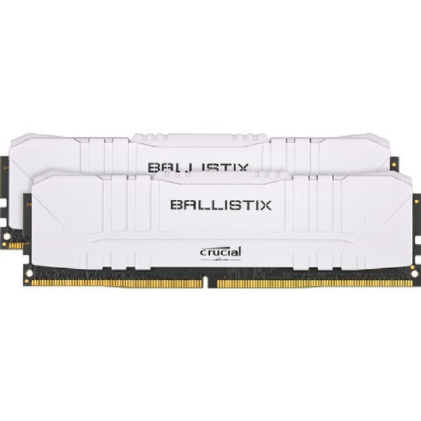 Crucial Ballistix 16GB – 2x8GB – DDR4 3200MHz CL16 Gaming RAM Kit – White : BL2K8G32C16U4W