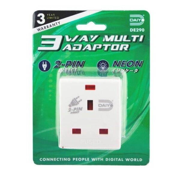 DAIYO DE318 Traveller World Multi Adapter with USB Type-A+Type-C charging (Warranty 6months)