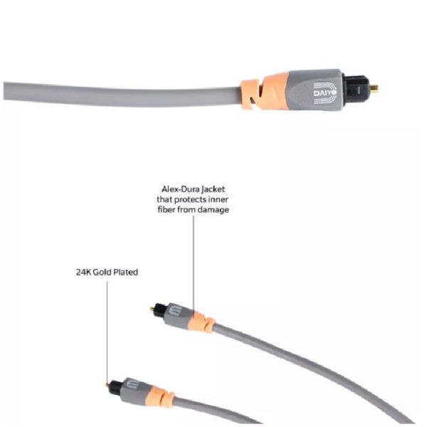 DAIYO TA5671 1.2m Digital Optical Cable (Warranty 6months)