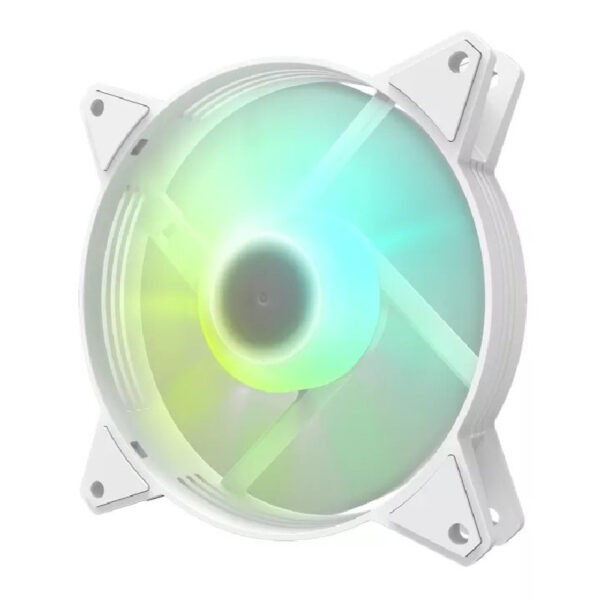 DarkFlash C6MS White 3 pieces PACK Aurora Spectrum RGB 120mm Fans (Warranty 1year with TechDynamic)