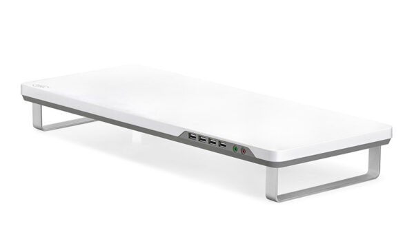 DeepCool White/Grey M-Desk / Mdesk F1 with 4xUSB2.0 HUB Monitor Riser / Monitor Stand / 550×230×24mm / support up to 10kg (DP-MS-MDF1(FREY)) (Warranty 1year with TechDynamic)