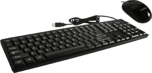 Dynabook KU40M / PA5360L-1ETE KU40 Wired USB Keyboard + U20 Wired USB Mouse Combo (Warranty 1year)