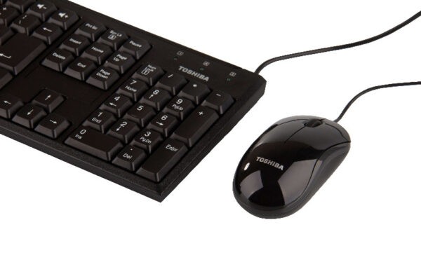 Dynabook KU40M / PA5360L-1ETE KU40 Wired USB Keyboard + U20 Wired USB Mouse Combo (Warranty 1year)