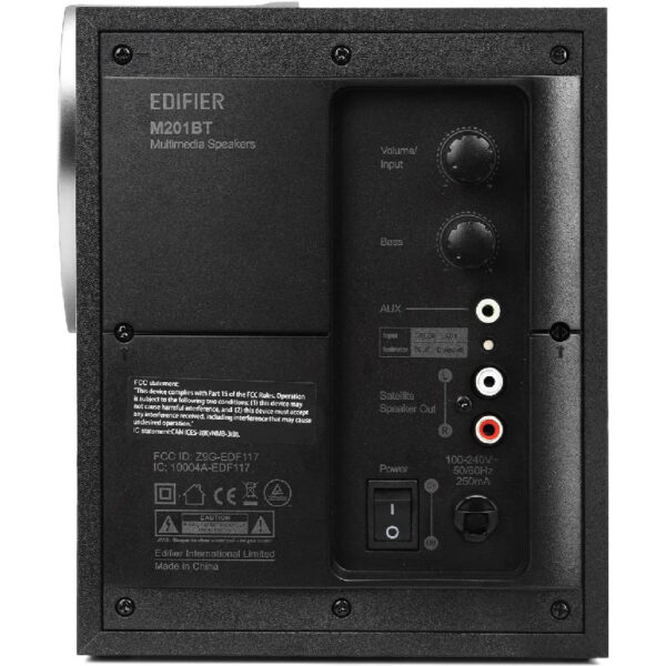 Edifier M201BT 2.1 Speaker / Bluetooth 5.0 / 34W (Warranty 2years with BanLeong)