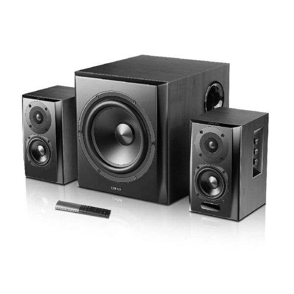 Edifier S351DB (Black) 2.1 Active Bluetooth Multimedia Speaker System / 150W / Bluetooth, RCA, 3.5mm, Optical input / Wireless Remote Control / BT5.0 (Warranty 2years with BanLeong)