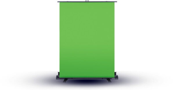 Elgato Portable Green Screen with Hydraulic Pull-up Mechanism / Collapsible Chroma Key Panel / 10GAF9901