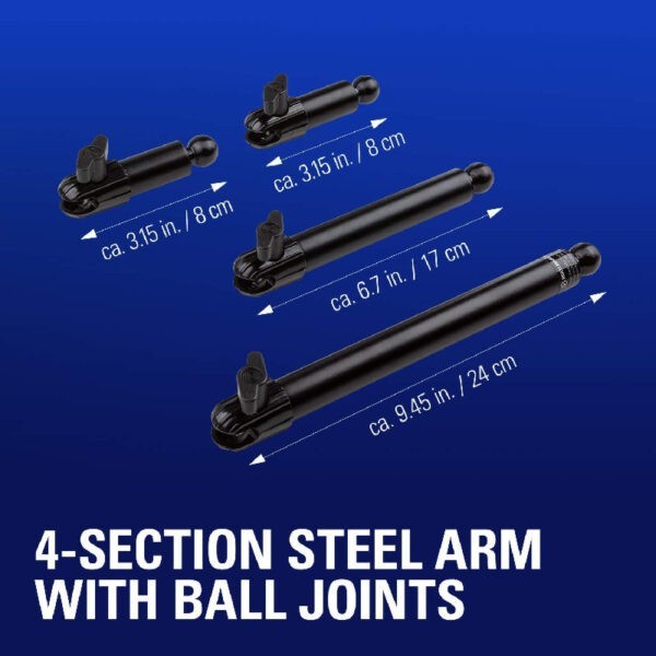 Elgato Multi Mount Accessory : Flex Arm L Kit / Flex Arm Kit  / Long Pole 24cm  / Medium Pole 17cm / Short Poles 8cm x2 – CS-10AAC9901