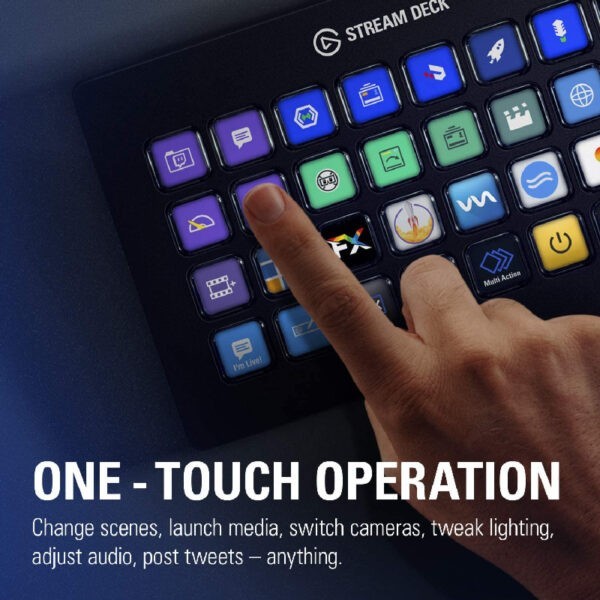 ELGATO Stream Deck XL Advanced Stream Control with 32 Customizable LCD Keys – 10GAT9901 (Warranty 2years with Local Distributor Convergent)