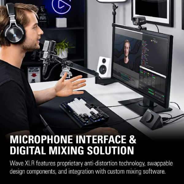 Elgato Wave XLR – Microphone Interface & Digital Mixing Solution / 10MAG9901 (Warranty 1year with Convergent)