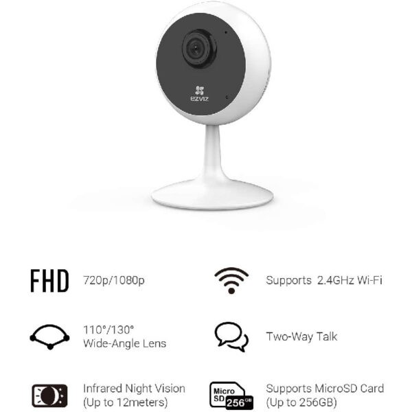 EZVIZ C1C / CS-C1C / C1C-B Smart Home Camera / Full HD / 1080P IPCAM / IP Camera (Warranty 1year with Spectra)