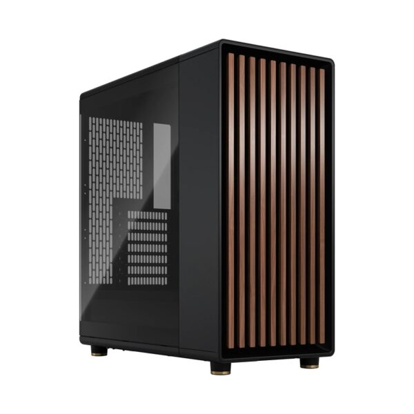 Fractal Design North Tempered Glass ATX Tower Chassis  – Black : FD-C-NOR1C-02