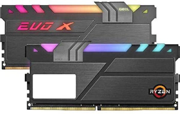 GEIL EVO X II 64GB – 2x32GB – DDR4 3600MHz CL18 Gaming RAM Kit – GAEXSY464GB3600C18BDC
