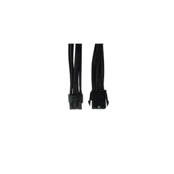 GELID 6+2pin PCIE Sleeve Extension Cable (Black) / Length : 30cm – Black :  CA-8P-05