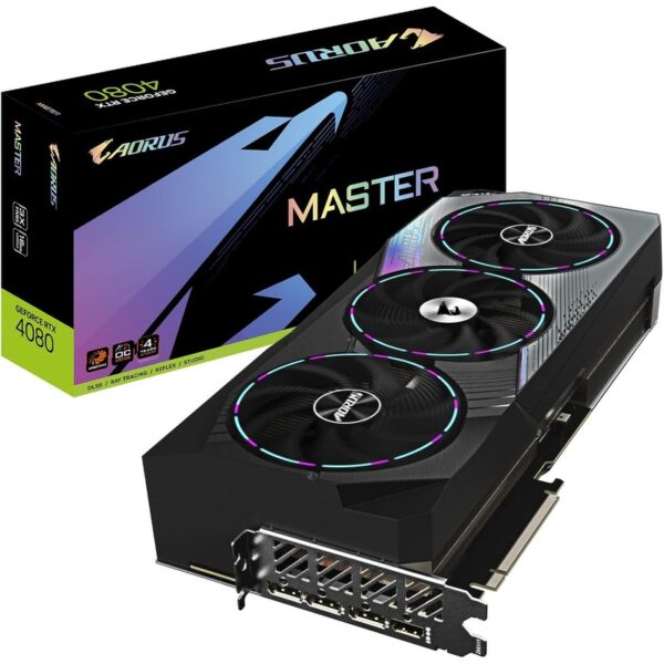 Gigabyte AORUS Geforce RTX 4080 Master 16GB PCI-Express x16 Gaming Graphics Card – GV-N4080AORUS M-16GD