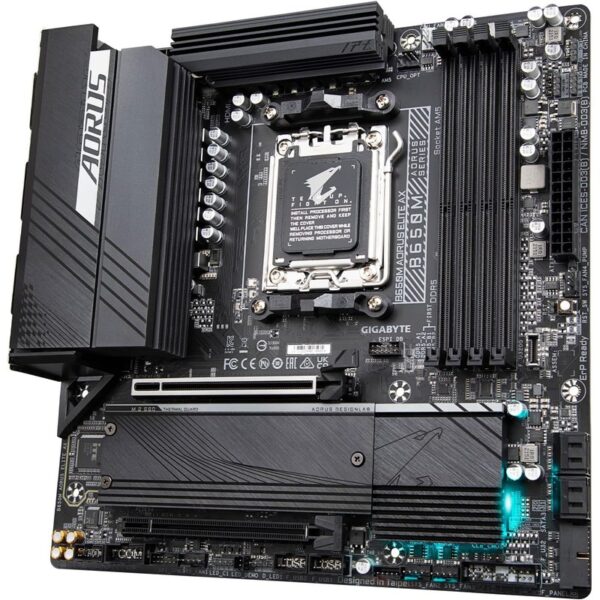 Gigabyte B650M AORUS Elite AX AMD AM5 Mainboard – B650M AORUS ELITE AX