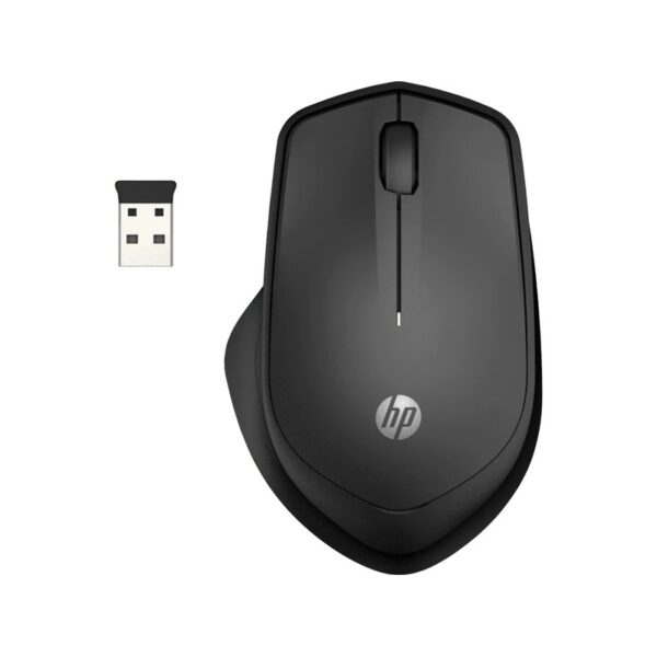 HP 280 Silent Wireless Mouse (Black) / HP Blue Optical, Wireless 2.4GHz – Black  : 19U64AA#UUF