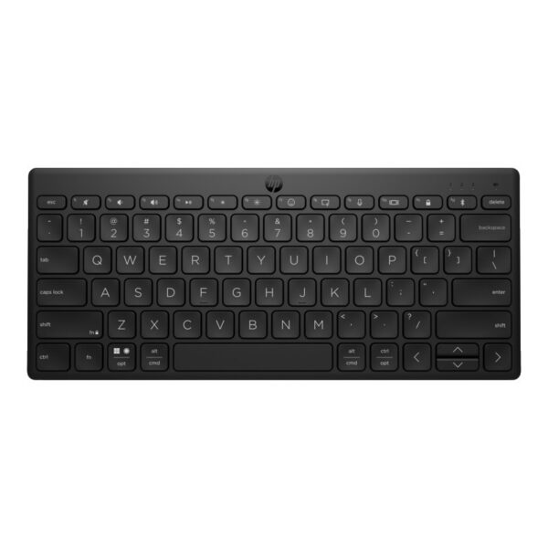 HP 350 Compact Multi-Device Bluetooth Keyboard – Black : 692A8AA#UUF