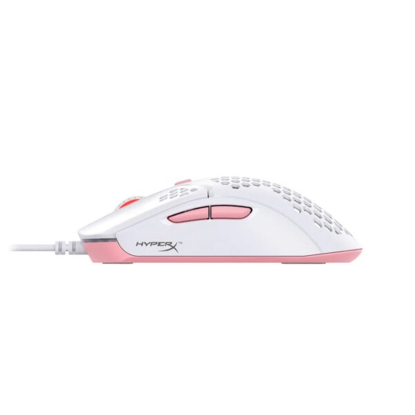 HyperX Pulsefire Haste (White/Pink) Lightweight Gaming Mouse / 60g, Pixart 3335 sensor – White/Pink : 4P5E4AA (Warranty 2years with HyperX 800-8861063)