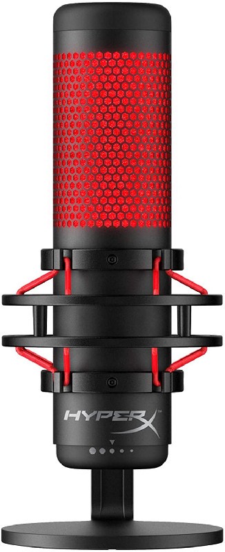 HyperX Quadcast Standalone Microphone / HX-MICQC-BK (Warranty 2years with Kingston service center Convergent)