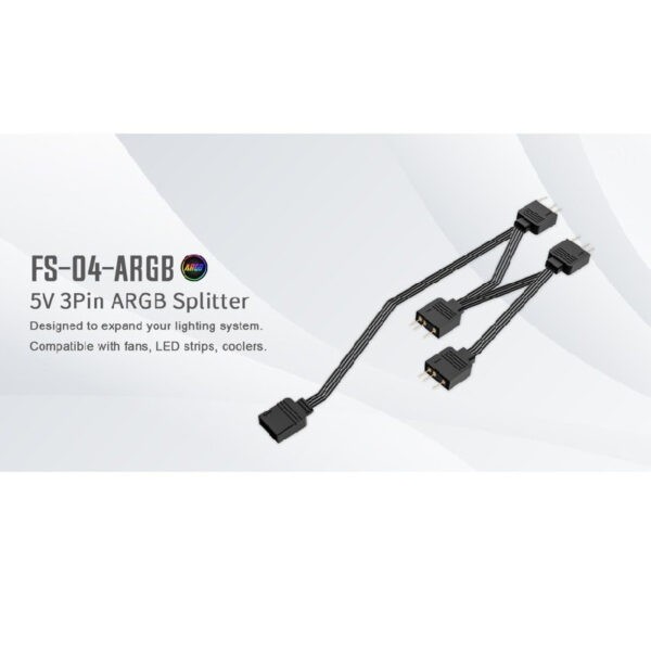 ID-Cooling FS-04 1-4 / 1-to-4 ARGB Splitter Cable