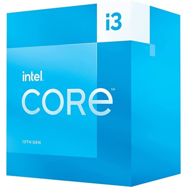 Intel Core i3 13100 LGA1700 Box Processor / 13Gen (P-Core 4, E-core 0, Thread 8, Cache 12MB, P-core Base Clock 3.4GHz, Max Turbo 4.5GHz, Intel® UHD Graphics 730 embedded)