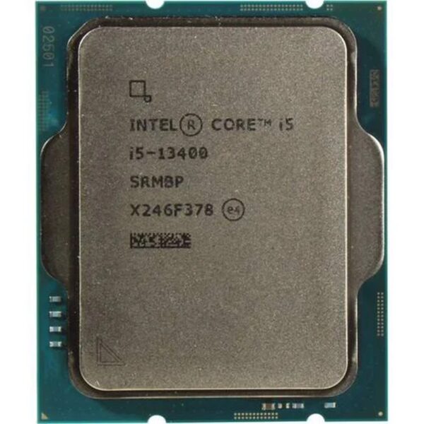 Intel Core i5 13400 LGA1700 Box Processor / 13Gen (P-Core 6, E-core 4, Thread 16, Cache 20MB, P-core Base Clock 2.5GHz, Max Turbo 4.6GHz, Intel UHD 700 Graphics embedded)