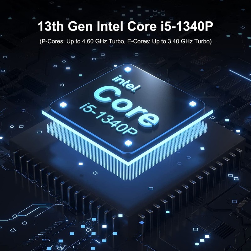 Intel NUC 13 Core i5-1340P 13th Gen Pro Kit Mini PC, Barebone