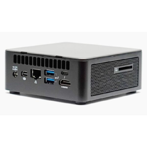 Intel NUC11PAHi3 / NUC11PAHi30Z00 NUC Mini PC Barebone (Intel® Core i3-1115G4 / HDMI 2.0a; USB-C (DP1.4); MiniDP 1.4 / 2x front (Type-A, Type-C) and 3x rear USB 3.1 Gen2 (2x Type-A, Type-C) / WIFI6 + BT5.0) / NO front MIC – RNUC11PAHi30Z00