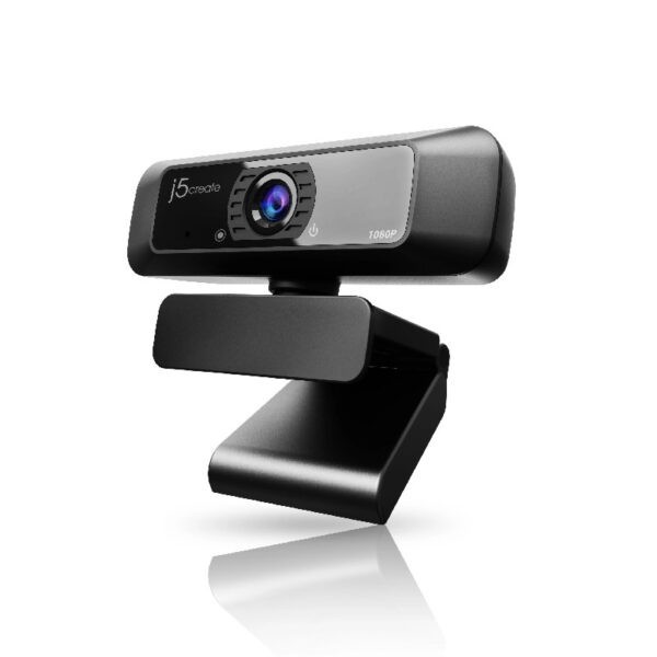 J5CREATE JVCU100 USB HD Webcam with 360 Degree Rotation / 80 Deg Field of View / H.264 Video Compression (Warranty 2years with Digital HUB)