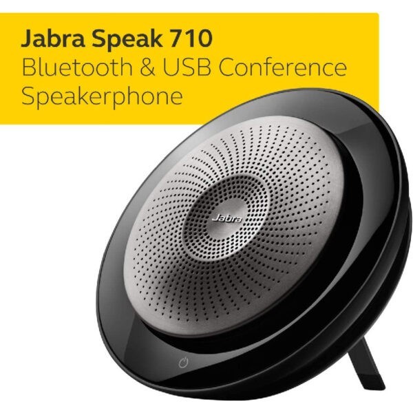 JABRA Speak 710 MS + Link 370 USB Dongle Premium portable speakerphone with amazing sound for conference calls and music (Warranty 2years with Local Distributor)