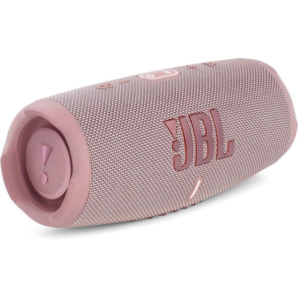 JBL Charge 5 (Pink) Portable Waterproof Speaker with Powerbank