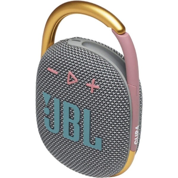 JBL Clip 4 (Grey) Portable Bluetooth Speaker – Grey : JBLCLIP4GRY (Warranty 1year with Local Distributor IMS)