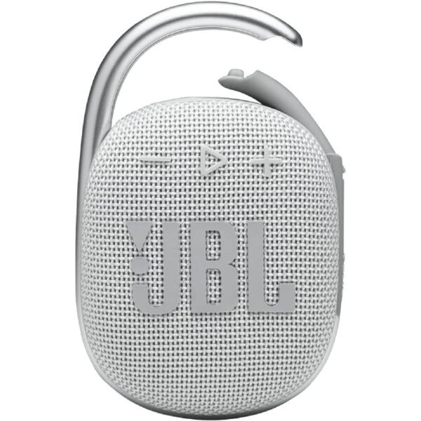 JBL Clip 4 (White) Portable Bluetooth Speaker – White : JBLCLIP4WHT (Warranty 1year with Local Distributor IMS)
