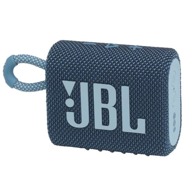 JBL Go 3 Portable Bluetooth Speaker / BT V5.1 – Blue : JBLGO3BLU