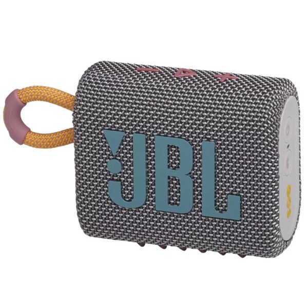 JBL Go 3 Portable Bluetooth Speaker / BT V5.1 – Grey : JBLGO3GRY