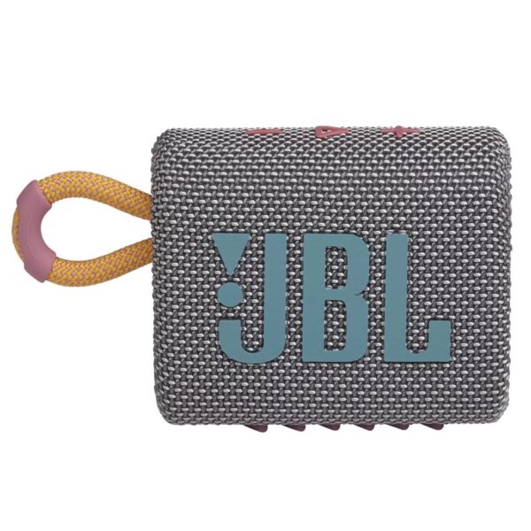 JBL Go 3 Portable Bluetooth Speaker / BT V5.1 – Grey : JBLGO3GRY