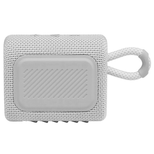 JBL Go 3 Portable Bluetooth Speaker / BT V5.1 – White : JBLGO3WHT