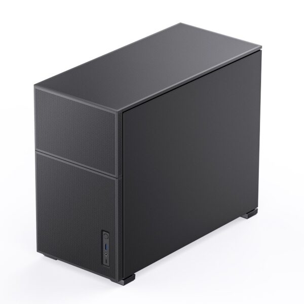 Jonsbo D31 Mesh Black MATX Chassis with tempered glass side panel (no fans)