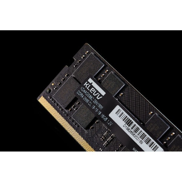 KLEVV 16GB DDR4 2666MHz CL19 SODIMM Notebook / Mini PC RAM – KG4AGS481-26N190A