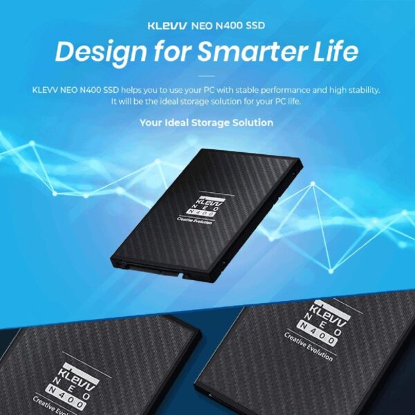 KLEVV NEO N400 240GB internal 2.5 inch SATA3 SSD – K240GSSDS3-N40 (Warranty 3years with TechDynamic)