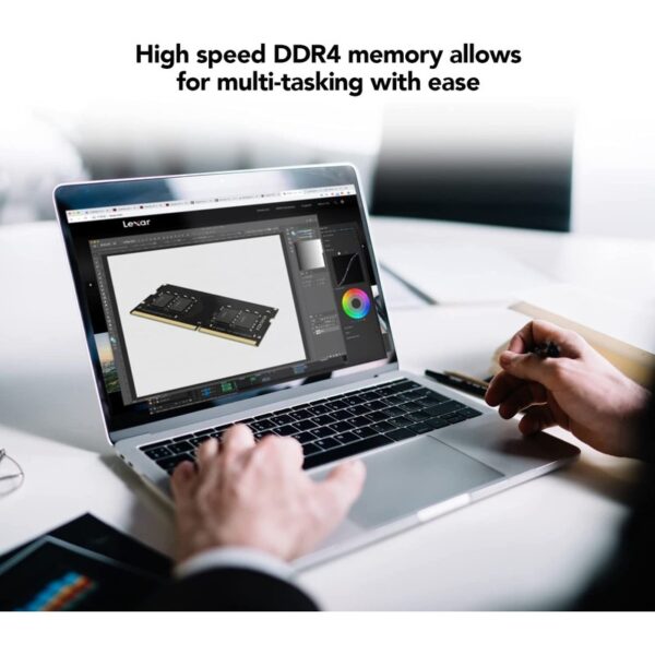 LEXAR 8GB DDR4 3200MHz SODIMM Laptop RAM – LD4AS008G-B3200GSST