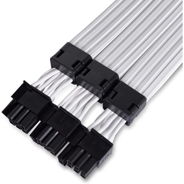 Lian Li Strimer Plus V2 Triple 8Pin Extension 300mm  / ARGB GPU Extension Cable – Black : PW12-PV2 (Warranty 1year with Corbell)