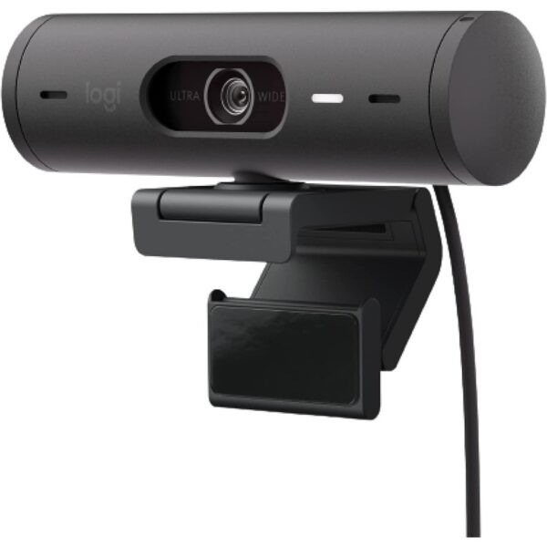Logitech Brio 500 (Graphite) Full HD Webcam with HDR – Graphite : 960-001423 (Warranty 1year with BanLeong)