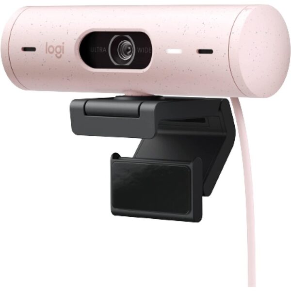 Logitech Brio 500 (Rose) Full HD Webcam with HDR – Rose : 960-001433 (Warranty 1year with BanLeong)