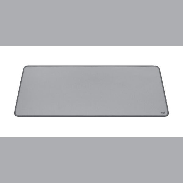 Logitech Desk Mat – Studio Series / 70x30cm / Anti-Slip Base / Anti-Fraying Edges / Mid Grey : 956-000046