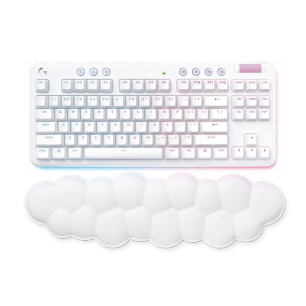 Logitech G715 TKL Mechanical Wireless Keyboard / GX Brown Tactile – White : 920-010467