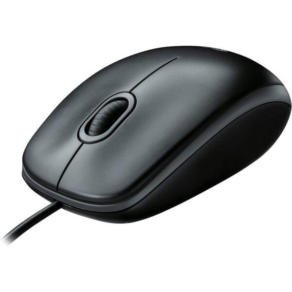 LOGITECH M100R USB WIRED MOUSE – Black : 910-005005 (WRTY 3YRS W/BANLEONG)