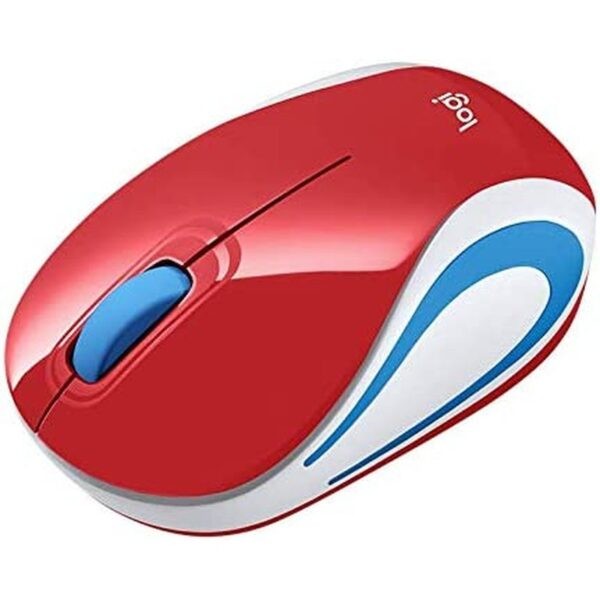 LOGITECH M187 (BRIGHT RED) WIRELESS MOUSE – 910-005373