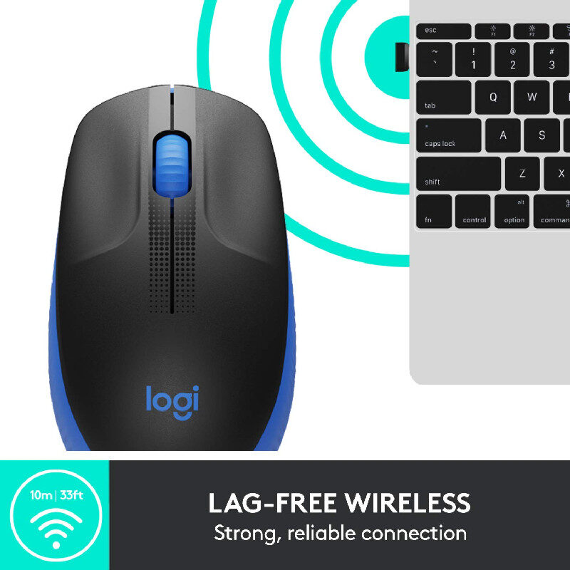 Logitech M190 Full-Size Wireless Mouse - Ban Leong Technologies Limited